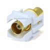 Monoprice 106540 Keystone Jack-Modular BNC, White