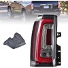Tail Lights Assembly Compatible With GMC Yukon/Yukon XL 2015 2016 2017 2018 2019 2020 Left Driver Side LED Lens Taillights Brake Signal Assembly With Bulb