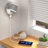 URSOLA Wall Light LED Wall Sconce with On/Off Switch USB