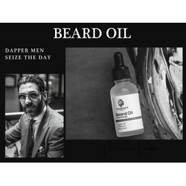Maneman London Beard Oil | Cigar | Non greasy | Moisturises and Conditions Beard |Natural and organic | Argan, Jojoba & Aloe Vera oil Vitamin e | Mens Gift (30mL) (Cigar)
