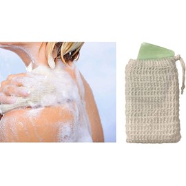 SAMNATE Soap Dish with Bag Durable Anti Mould Natural Wooden Bamboo Soap Dish Storage Hold Soap Dishes for Bar