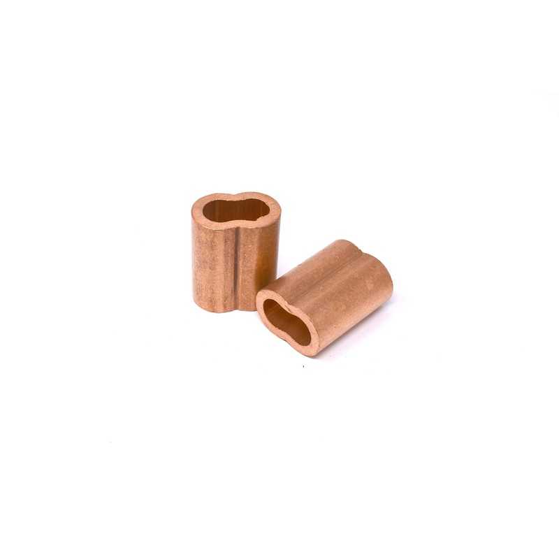 SwageRight MIL-SPEC Copper Swage Sleeves Clip & Ferrules (1/8 inch)