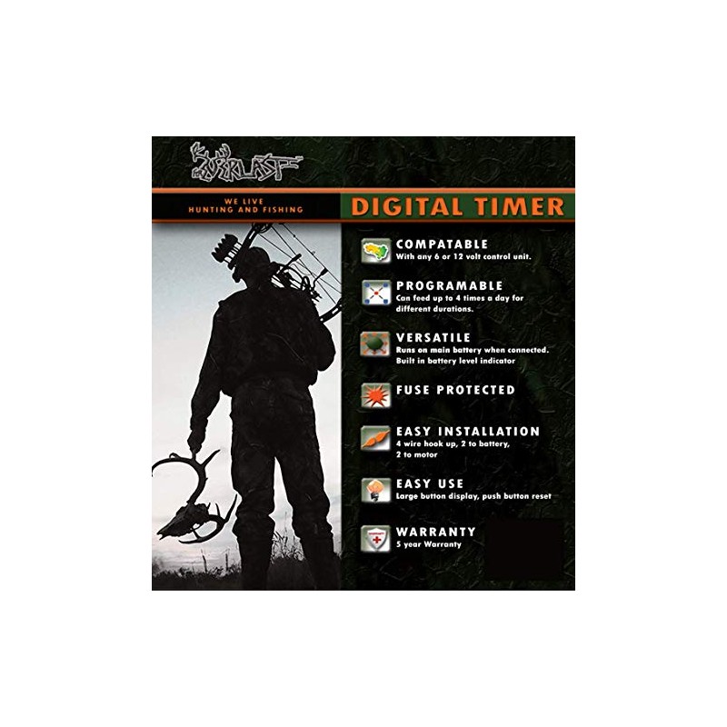 ForEverlast Universal Digital Timer Feeder, 6 or 12 Volt