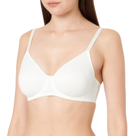Triumph Urban Minimizer Bra for Women, Ultra-Soft Full Coverage Underwire Bra, Available in Plus Sizes - 34C, Vanille