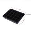 Greensen Bandeja Cubitos Silicona 20 Cavidades Negro 15x12x3cm