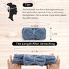 DOOBO 3 Pack Spa Headbands Microfiber Bowtie Headbands for Women