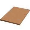 BOX USA Double Wall Corrugated Cardboard Sheets, 24" x 24",