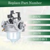 Autoparts Carburetor Replacement for 20370 149cc 6.75 Engine Replacement for