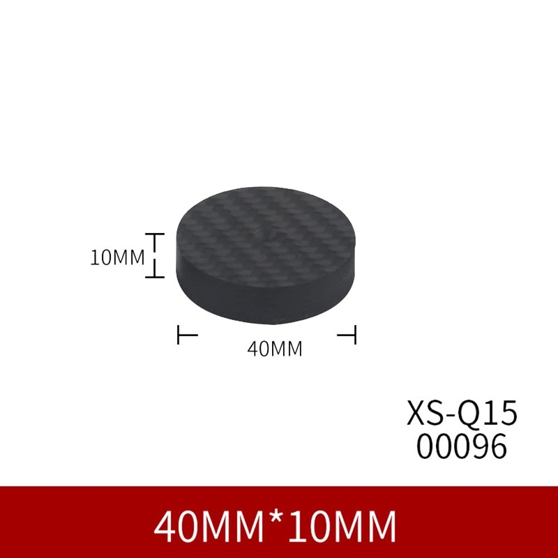 Daiilg Carbon Fiber Speaker Isolation 40x10mm Speaker Stand Feet HiFi