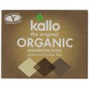 Kallo Organic Mushroom Stock Cubes 66 g (Pack of 5)