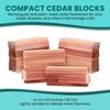 36 Cedar Blocks for Clothes Storage - Cedar Chips for