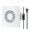 4inch Exhaust Fan, Window Wall Mount Vent Extractor Fan w/Button