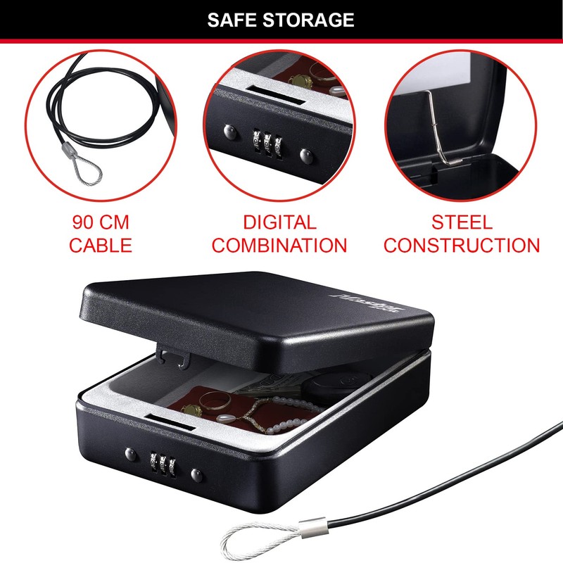 Master Lock ML-P005CEURBLKHRO Compact Safe, Small