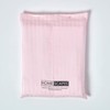HOMESCAPES Pink Deep Fitted Sheet (12”) Single 330 TC 500