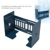 Retractable Book Ends Blue Sturdy Durable High Stability Retractable Elegant