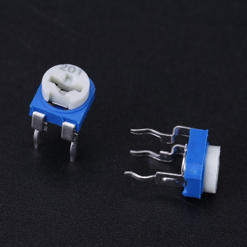 375Pcs 15 Values Potentiometer Variable Resistor Assortment Kit with Box