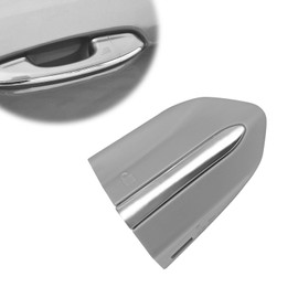 SYudwen Front Left Exterior Door Handle Lock Bezel Cover Cap Compatible with Edge 2015-2020 Fusion 2013-2020 Key Hole Trim Replac# DS7Z-54218A15-DC