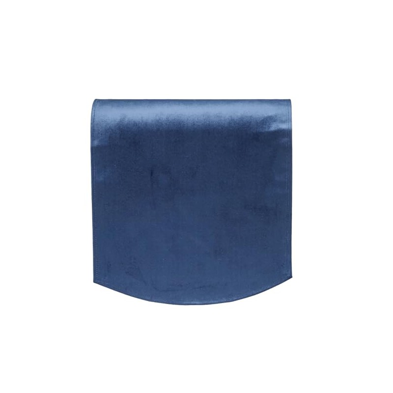 Velvet Chairback Luxury Furniture Sofa Chair Cover Protector (Indigo Blue)
