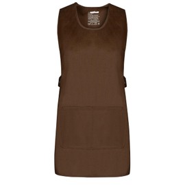 MISEMIYA - APRON CLEANING WORK UNIFORM CLINIC HOSPITAL CLEANING VETERINARY SANITATION HOSTELRY - Ref.868 - X-Large, Brown