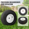2-Pack 16x6.5-8\" Tubeless Turf Pneumatic Lawn Mower Tires Rim 3\"