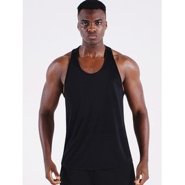 NELEUS Men's 3 Pack Athletic Tank Tops Lightweight UPF 50+ Sun Protection SPF Sleeveless Shirts,5097,Black/Grey/White,L