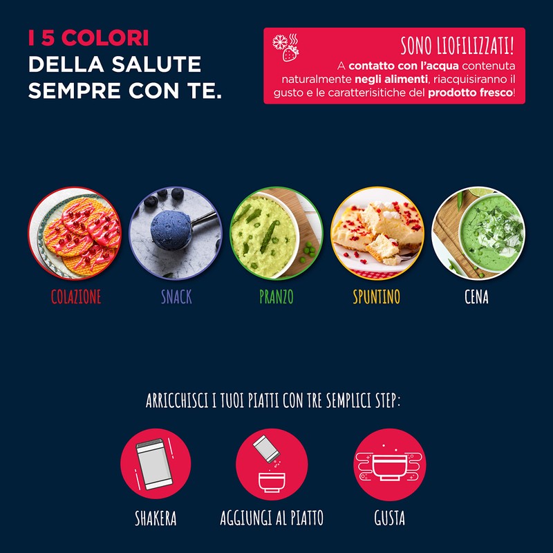 Italpepe, Aglio Liofilizzato, Alto contenuto di Vitamina B6, Ideale da