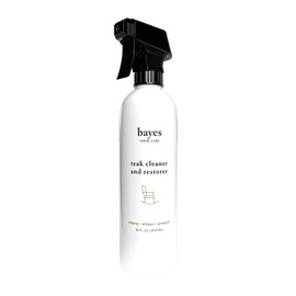 Bayes Limpiador y restaurador de teca de alto rendimiento – Limpia, brilla y protege – Mantiene la teca fina y restaura la teca descuidada – 16 onzas