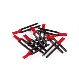 Peli Replacement Pins for TrekPak Divider Set, Original Peli Case Accessories, Pack of 10, Colour: Black