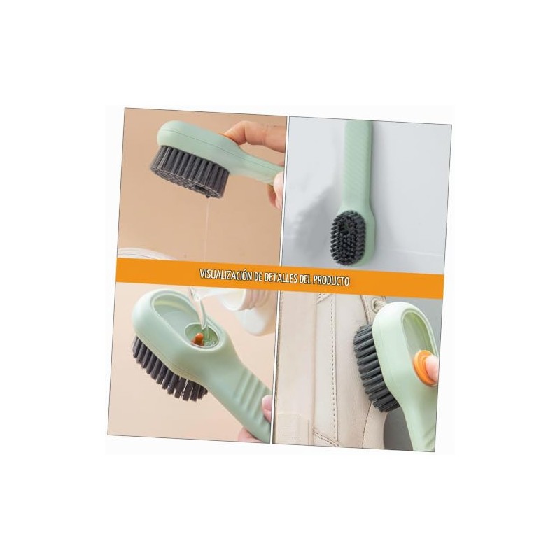 Cepillo para Fregar con Dispensador de Jabón, Mango Largo de