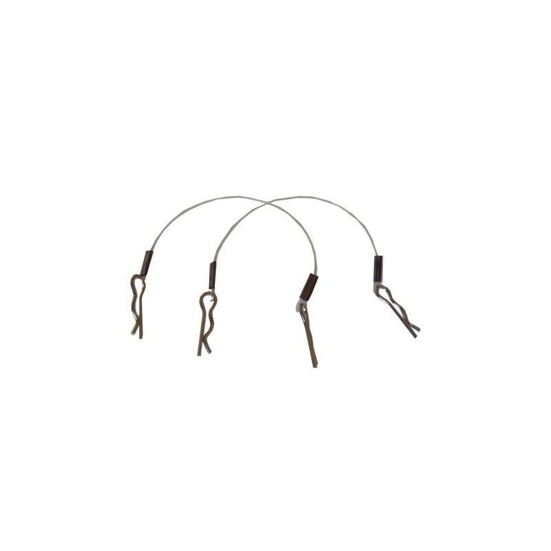 エービーシーホビー(ABC HOBBY) ステルスワイヤー付ボディピン 80mm (2本入) 66215