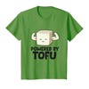 Alimentato da Tofu Vegan Vegetariano Amore Tofu Maglietta