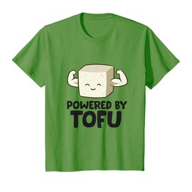 Alimentato da Tofu Vegan Vegetariano Amore Tofu Maglietta