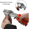 Multi Angle Miter Shear Cutter Hand Tools,45-135 Degree Adjustable Angle