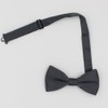 NECOTIA Men's Bow Tie, Stylish, Single Bowtie, Black, Plain, Wedding,