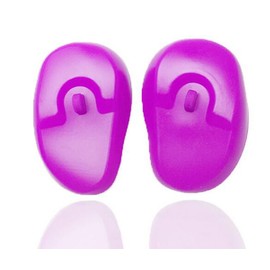 3 Pairs Creative Soft Plastic Earmuffs Avoid stains Ear Cover Protector Hairdressing Ear Caps Beauty Tool for Hair Dyeing with Baked Oil (Color Random)