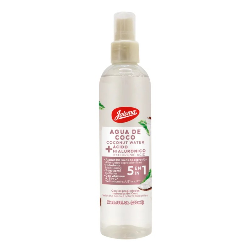 Agua De Coco Con Ácido Hialurónico Jaloma 250 ml