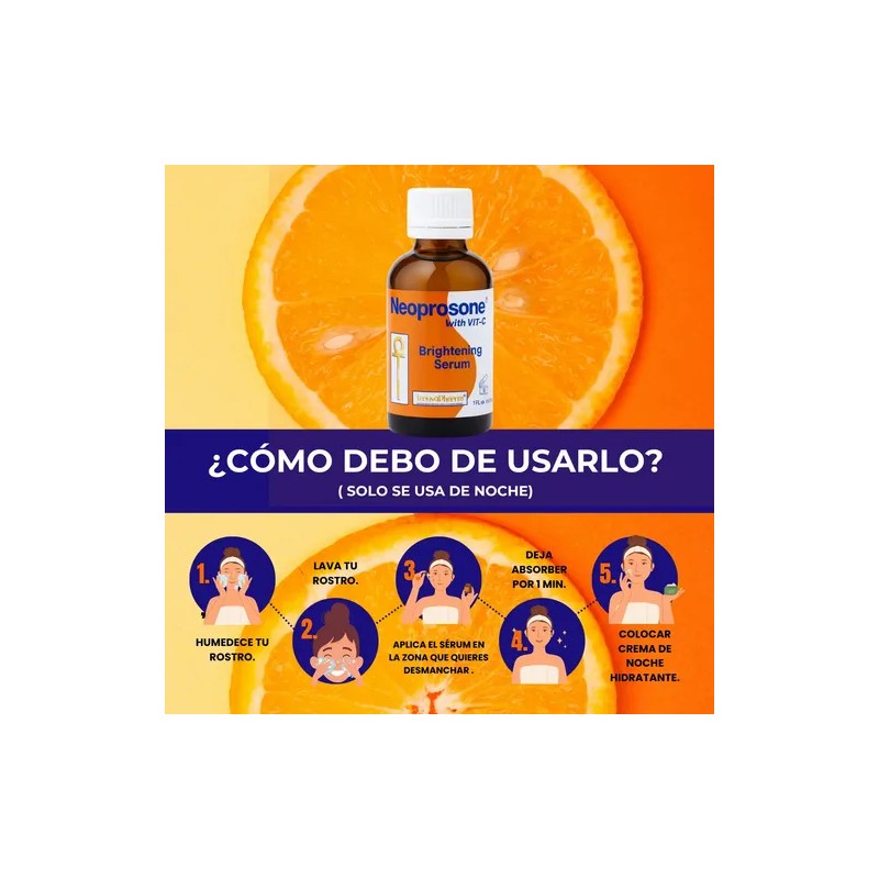 Sérum Neoprosone con Vitamina C y Alfa Arbutina para Despigmentar
