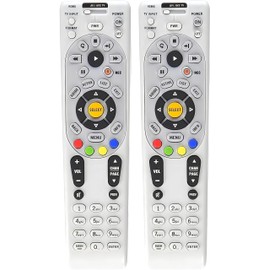 2 Pack Buck AT&T DirecTV RC66RX IR/RF Universal Programmable Remote Control – DirecTV Remote Control Replacement for R16, R22, H21, H22, H23, H24, HR21, HR22, HR23, HR24, HR34, and C31 Receiver