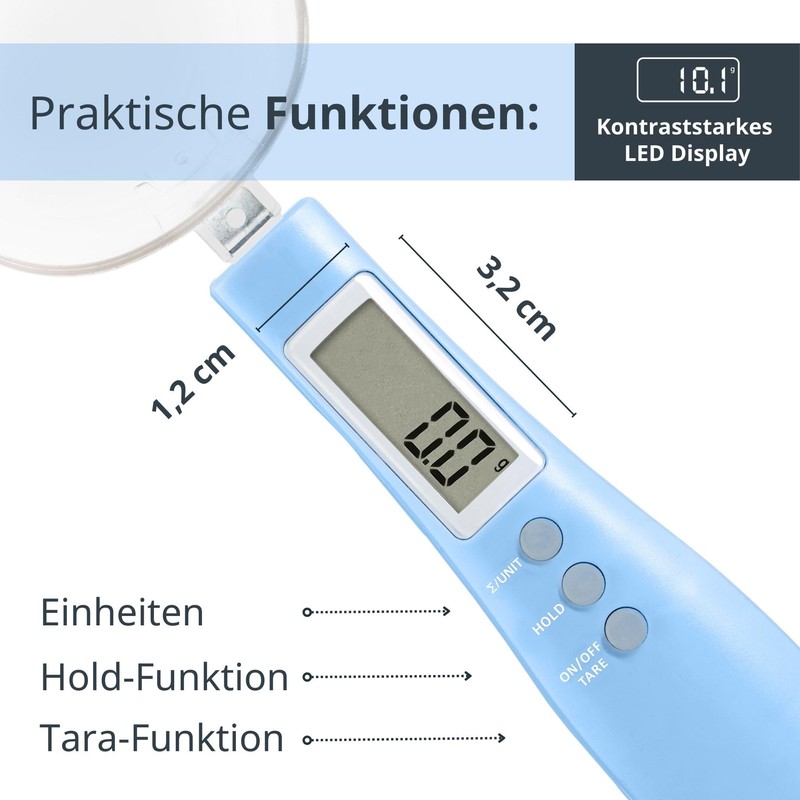 ADE Digital Spoon Scales Precise to 0.1 g | Exact