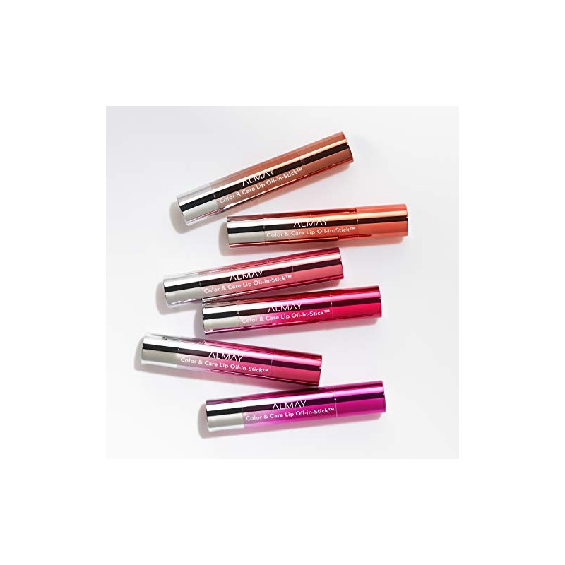 Almay Labial color & care lip oil-in-stick tono sugar plum