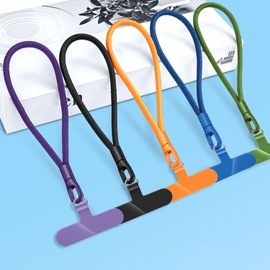 MORSUNBELA 2 PCS Phone Chain,Cell Phone Charm Short,Lanyard Wrist Strap Phone Chain for Keys Cameras,Universal keychain Charm(Pink+Pink)