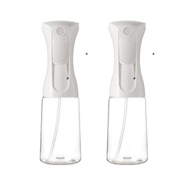 Spray Plastic Bottle for Hair, Ultra Fine Mist, Water Mister for Hairstyling, Cleaning, Plants, Pets 7oz/200ml, Clear bottle (set of 2)