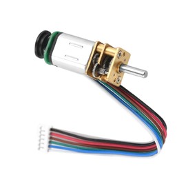 DC6V 2W GBMQ GM12BY20 Gear Motor with Magnetic Coded Disc Hall Encoder for Electronic Locks DIY Toy Cars (6V 70RPM)