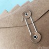 A'sTool A4 Envelope File Kraft Paper Cardboard with String Horizontal