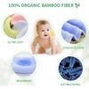 Baby Washcloths 100% Organic Bamboo Bath Washcloth Reusable Face Towels