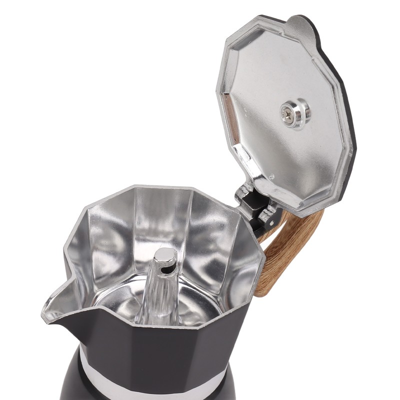 Moka Coffee Pot Octagonal Aluminum Classic Portable Hand Brewing Coffee