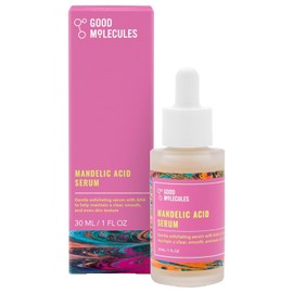 Good Molecules Mandelic Acid Serum - Gentle Face Exfoliator Serum with Ultra Hydrating Hyaluronic Acid - Exfoliating PHAs to Brighten Skin - Skin Care For Face