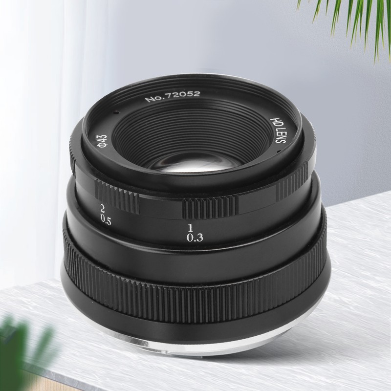 NEWYI 35mm F1.7 Large Aperture Portrait Fixed Focus Manual Lens