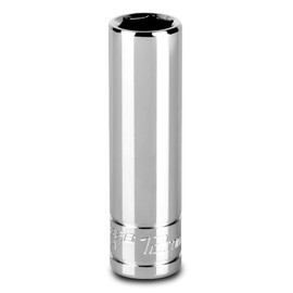 Capri Tools 12 mm Deep Socket, 3/8-Inch Drive, 6-Point, Metric