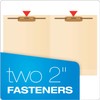 Pendaflex Manila End-Tab Fastener Folders, Letter Size, 2 Fasteners, Manila,
